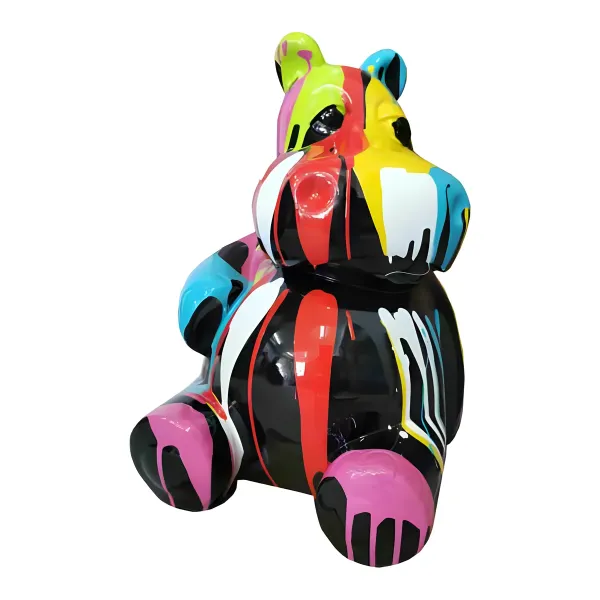 Figura dekoracyjna Hipopotam H: 98cm z żywicy