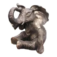 Figura dekoracyjna Słoń H: 46cm z żywicy