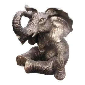 Figura dekoracyjna Słoń H: 46cm z żywicy - zdjęcie 2