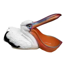 Figura dekoracyjna Pelikan wym. 52×82cm z żywicy - zdjęcie 2