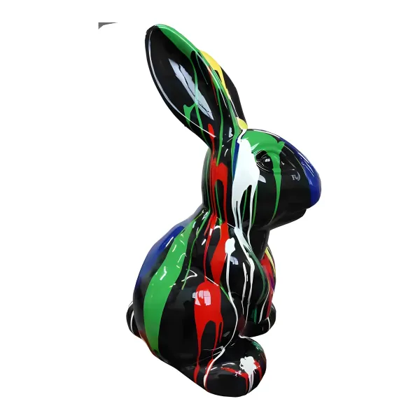 Figura dekoracyjna Królik H: 65cm z żywicy