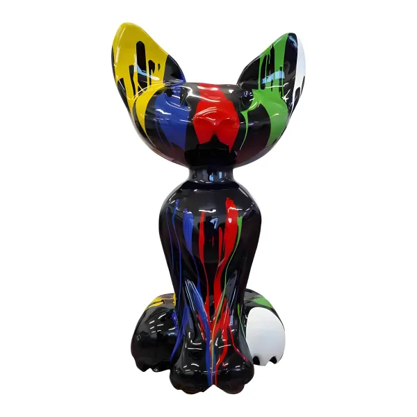 Figura dekoracyjna Kot H: 130cm z żywicy