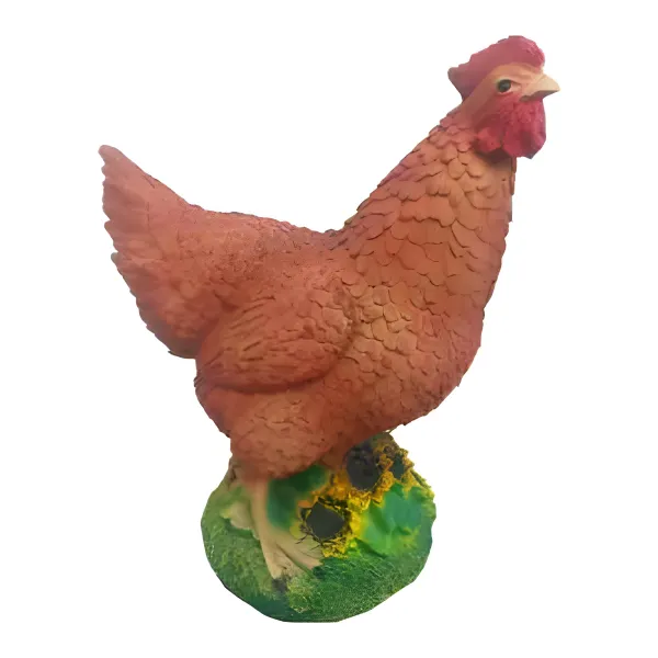 Figura dekoracyjna Kura H: 32cm z żywicy