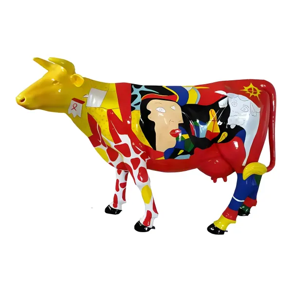 Figura dekoracyjna Krowa wym. 147×210×55cm z żywicy