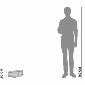 Figura ogrodowa Donica Amfora leżąca mała H: 20cm betonowa - zdjęcie 2