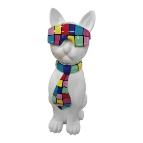 Figura dekoracyjna Pies z okularami H: 80cm z żywicy - zdjęcie 2