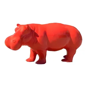 Figura dekoracyjna Hipopotam wym. 32×72cm z żywicy - zdjęcie 2
