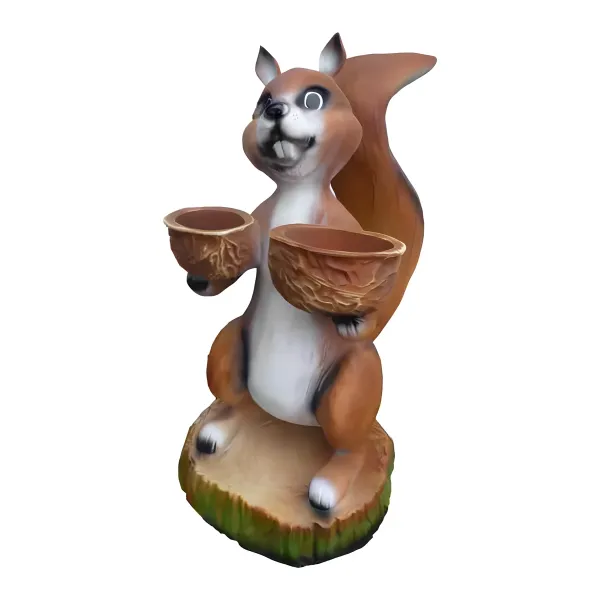 Figura dekoracyjna Wiewiórka H: 35cm z żywicy