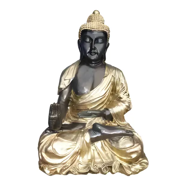 Figura dekoracyjna Budda siedzący H: 110cm z żywicy