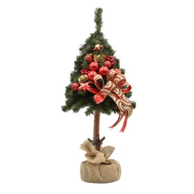 Choinka na kołeczku dekorowana 65 cm RED - zdjęcie 1
