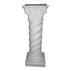 Figura dekoracyjna Kolumna koryncka skręcana H: 49cm z żywicy