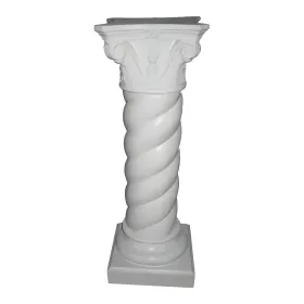 Figura dekoracyjna Kolumna koryncka skręcana H: 49cm z żywicy - zdjęcie 2
