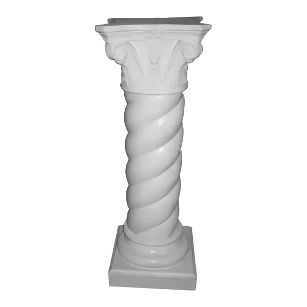 Figura dekoracyjna Kolumna koryncka skręcana H: 49cm z żywicy