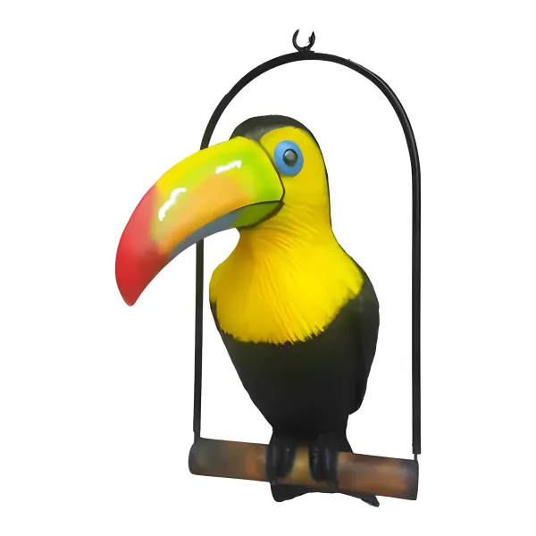Figura dekoracyjna Tukan H: 80cm z żywicy
