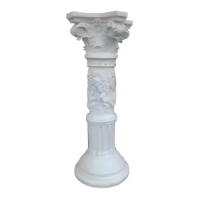 Figura dekoracyjna Kolumna z aniołkiem H: 77cm z żywicy - zdjęcie 2
