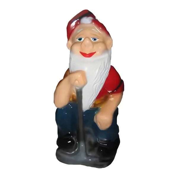 Figura dekoracyjna Krasnal z kijem golfowym H: 75cm z żywicy