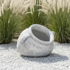 Figura ogrodowa Donica Dzban okrągły mały H: 22cm betonowa