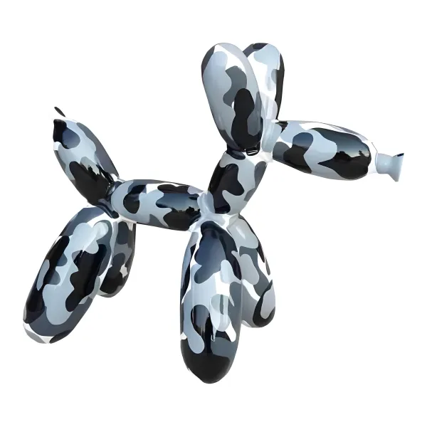 Figura dekoracyjna Pies balonowy H: 100cm z żywicy