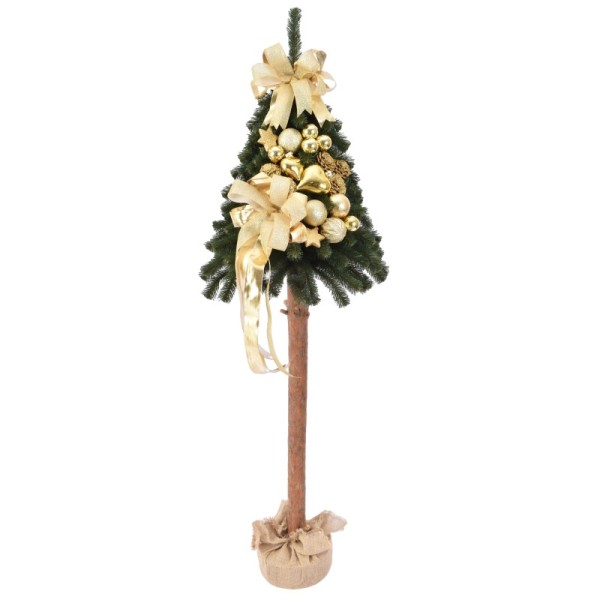 Choinka tatra dekorowana 160 cm GOLD