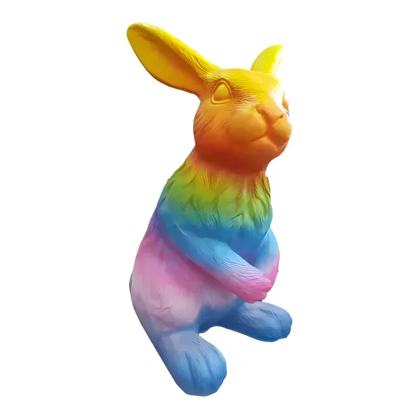 Figura dekoracyjna Królik H: 65cm z żywicy
