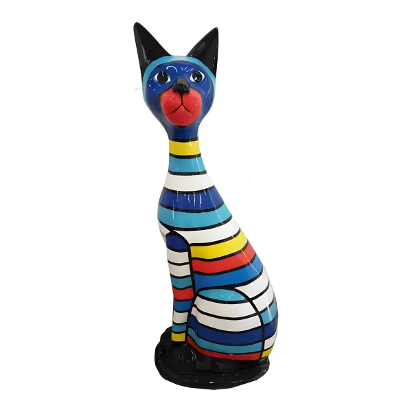 Figura dekoracyjna Kot H: 98cm z żywicy