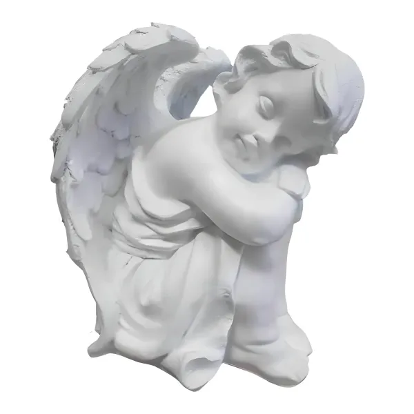 Figura dekoracyjna Anioł śpiący H: 41cm z żywicy