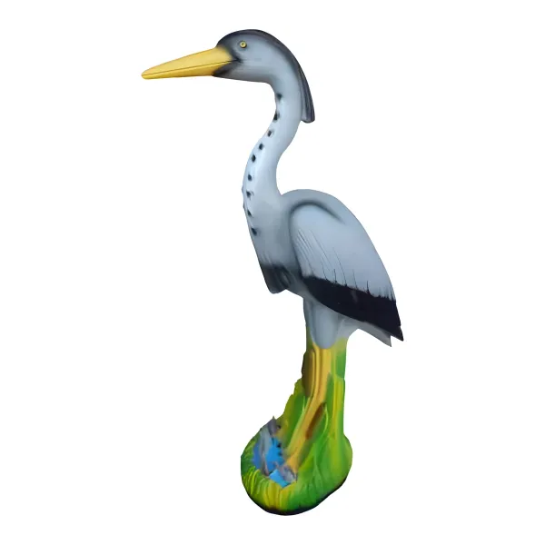 Figura dekoracyjna Czapla H: 88cm z żywicy