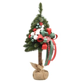 Choinka na kołeczku dekorowana 65 cm NATALE - zdjęcie 1