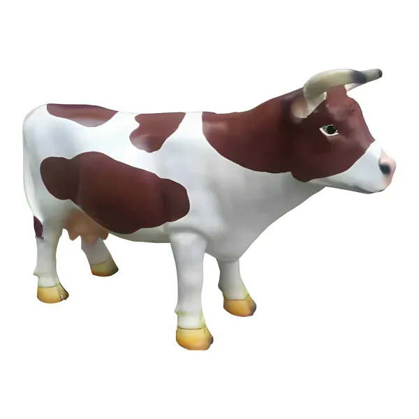 Figura dekoracyjna Krowa H: 28cm z żywicy