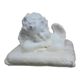 Figura dekoracyjna Anioł śpiący na poduszce wym. 20×40×40cm z żywicy - zdjęcie 2