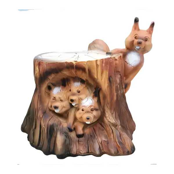 Figura dekoracyjna Wiewiórka wym. 44×47cm z żywicy
