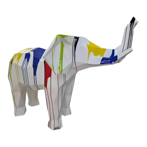 Figura dekoracyjna Słoń wym. 147×176×94cm z żywicy