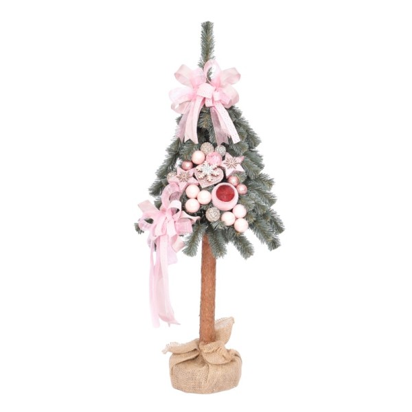 Choinka tatra dekorowana srebrzysta 80 cm ROSI