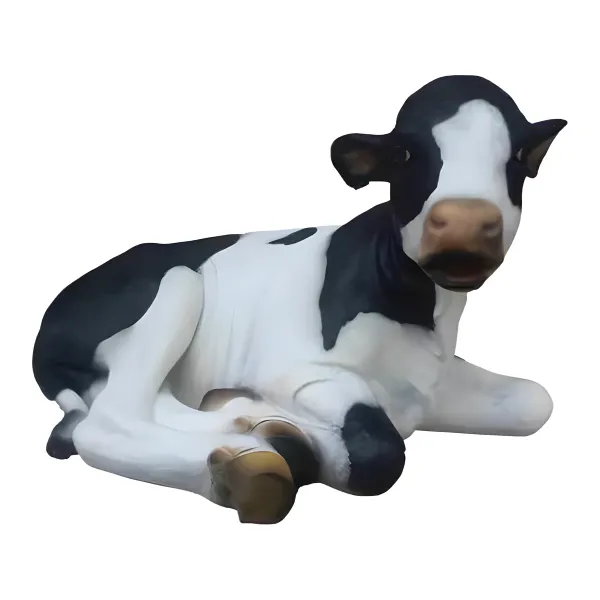 Figura dekoracyjna Krowa wym. 54×90cm z żywicy