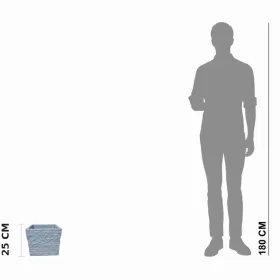Figura ogrodowa Wazon piaskowiec H: 25cm betonowa - zdjęcie 2