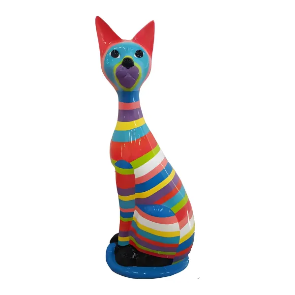 Figura dekoracyjna Kot H: 98cm z żywicy