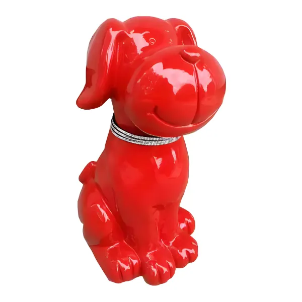 Figura dekoracyjna Pies H: 45cm z żywicy