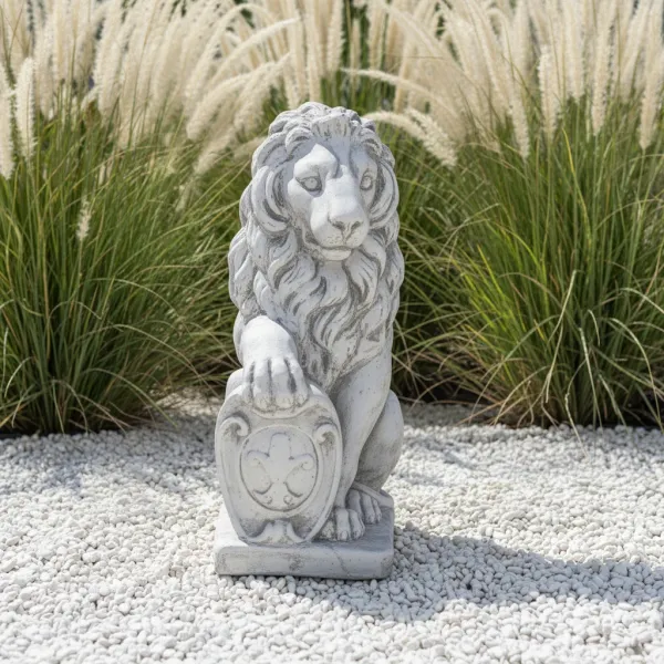 Figura ogrodowa Lew H: 55cm betonowa