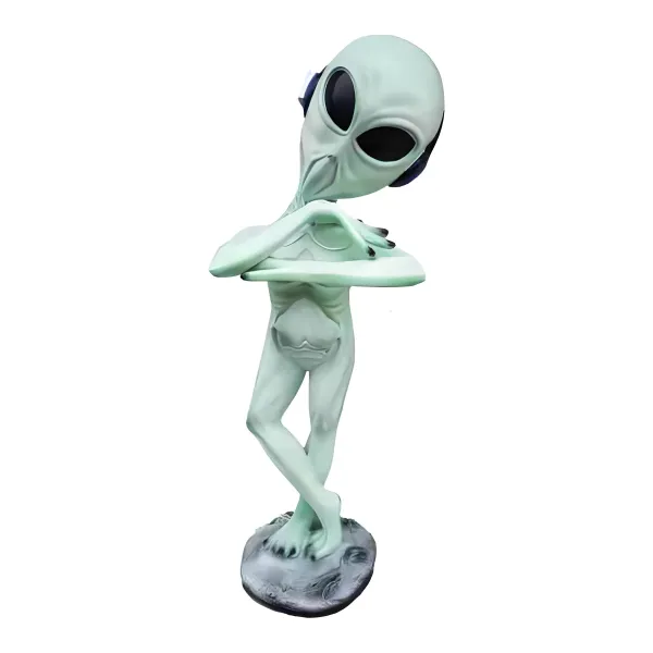 Figura dekoracyjna Kosmita taca H: 92cm z żywicy