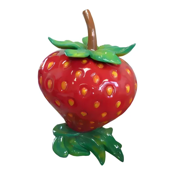Figura dekoracyjna Truskawka wym. 48×50×58cm z żywicy