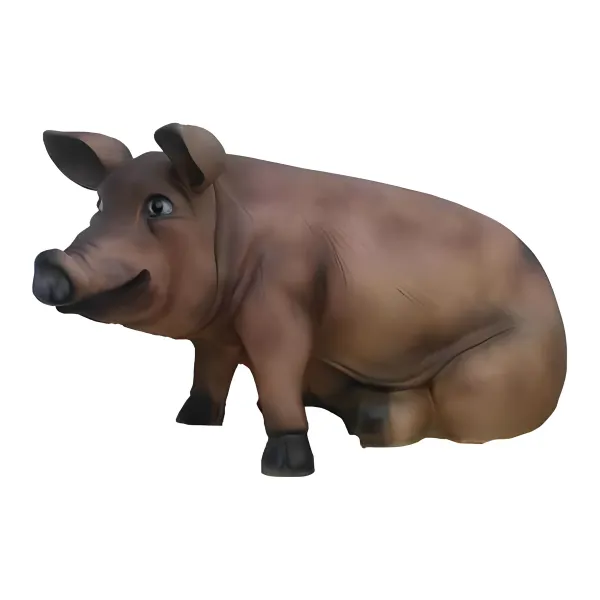 Figura dekoracyjna Świnia H: 60cm z żywicy