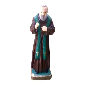 Figura dekoracyjna Ojciec Pio H: 82cm z żywicy - zdjęcie 2