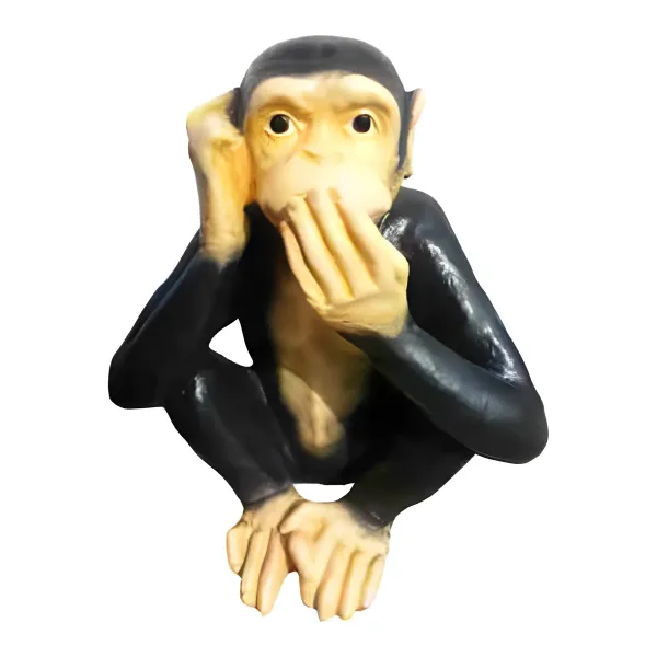 Figura dekoracyjna Szympans H: 34cm z żywicy