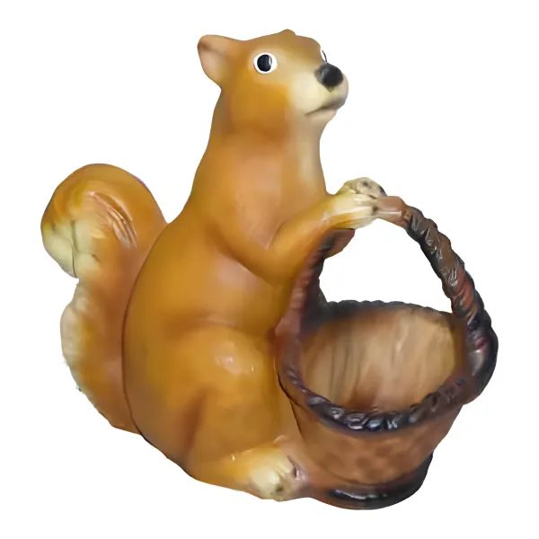 Figura dekoracyjna Wiewiórka H: 50cm z żywicy