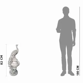 Figura ogrodowa Paw H: 80cm betonowa - zdjęcie 2