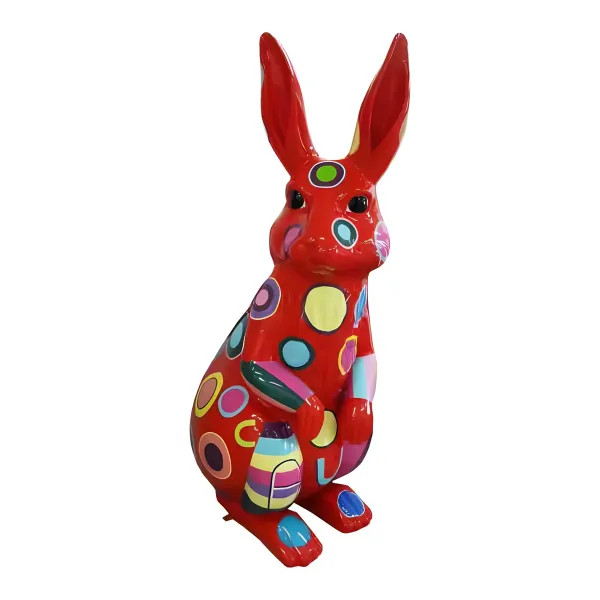 Figura dekoracyjna Królik H: 220cm z żywicy