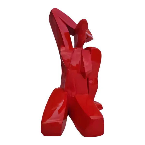 Figura dekoracyjna Figura abstrakcyjna wym. 60×40×30cm z żywicy