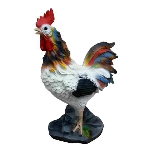 Figura dekoracyjna Kogut H: 65cm z żywicy