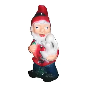 Figura dekoracyjna Krasnal z kotem H: 38cm z żywicy - zdjęcie 2