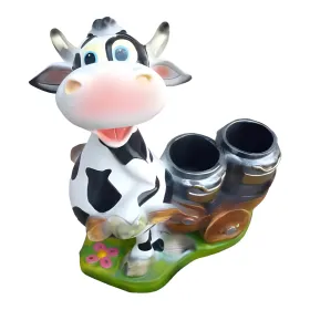 Figura dekoracyjna Krowa z donicami wym. 42×54cm z żywicy - zdjęcie 2
